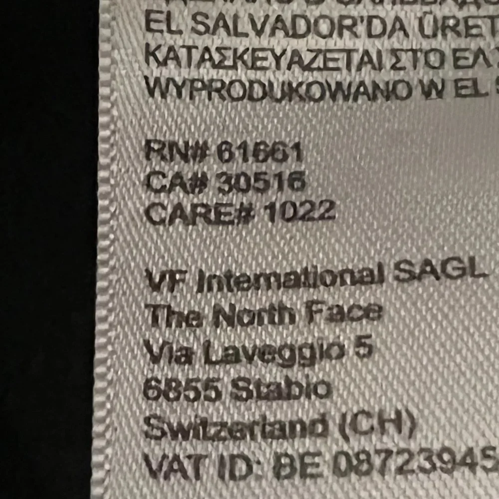 The North Face XL Black hoodie